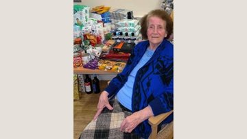 Dukinfield care home donate to local food bank close to Residents heart